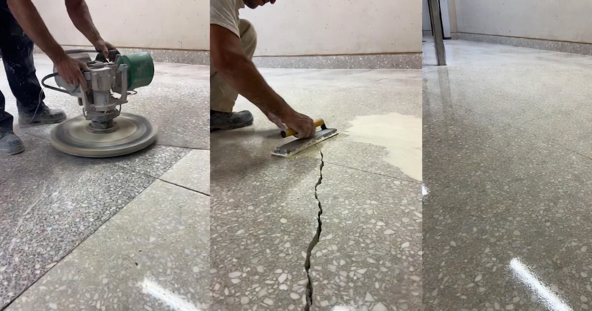 שיפוץ רצפת טרצו